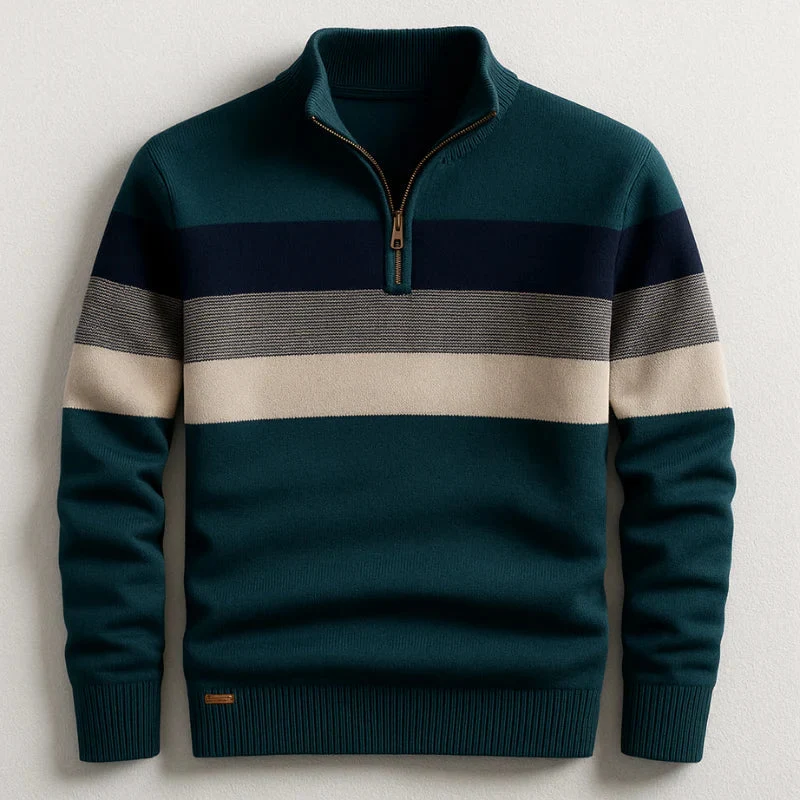 Pull Lorven Rayé pour Homme – Look Moderne Décontracté