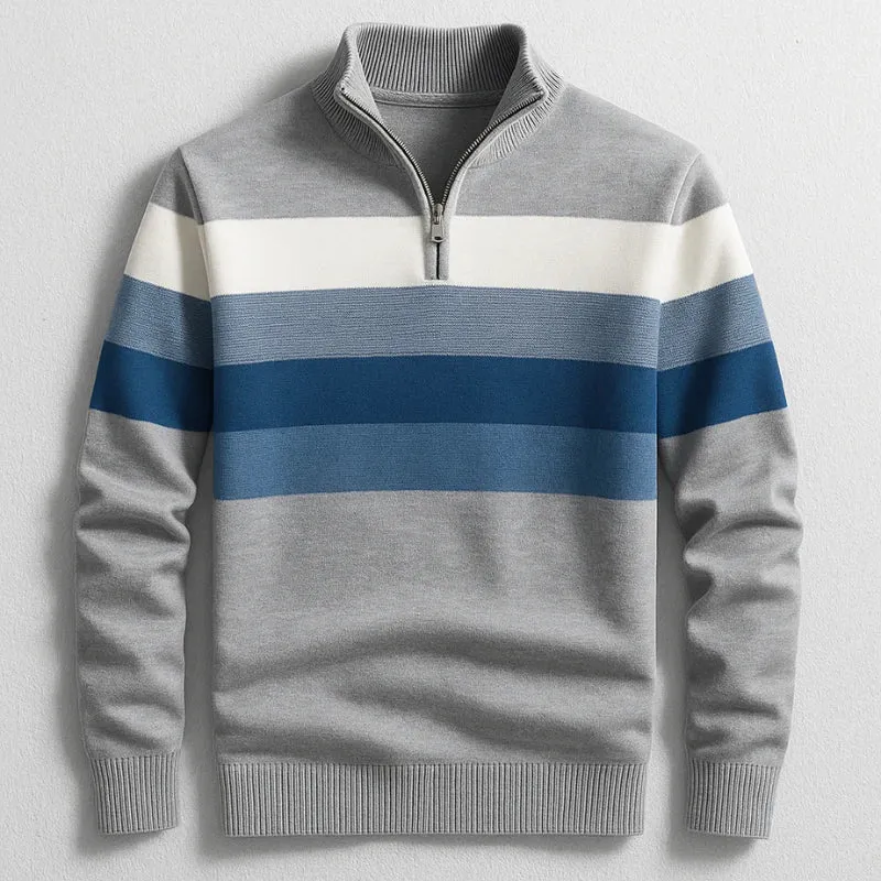 Pull Lorven Rayé pour Homme – Look Moderne Décontracté