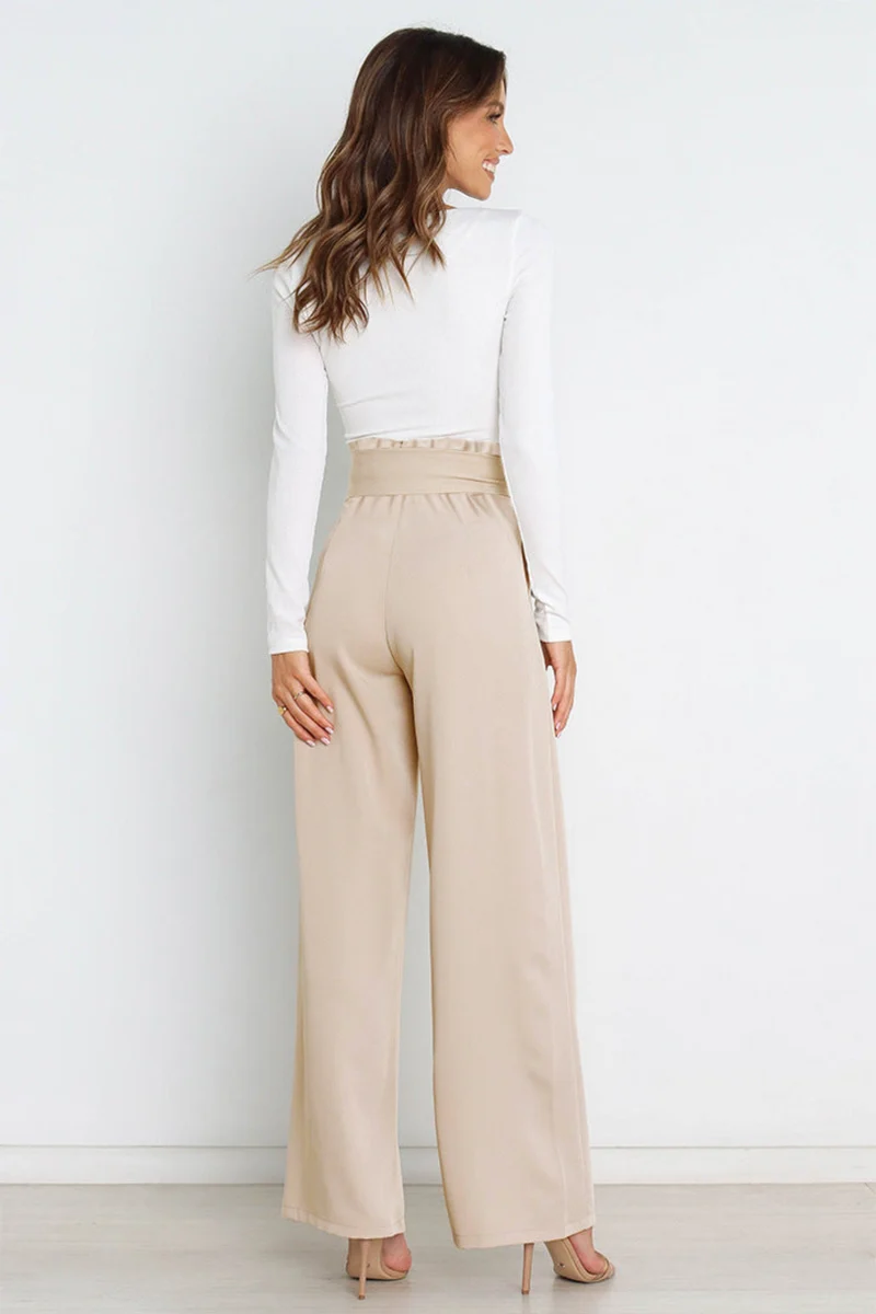 Pantalon Long en Lin Femme