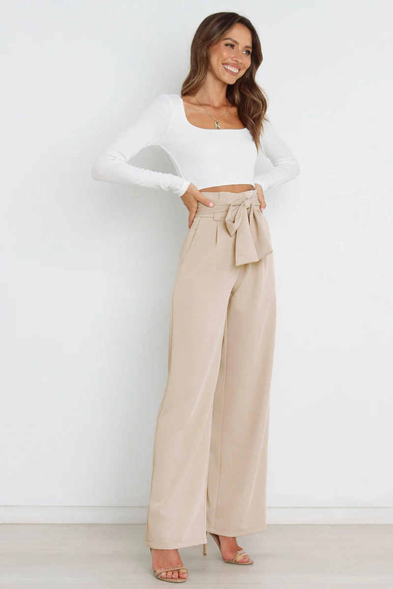 Pantalon Long en Lin Femme