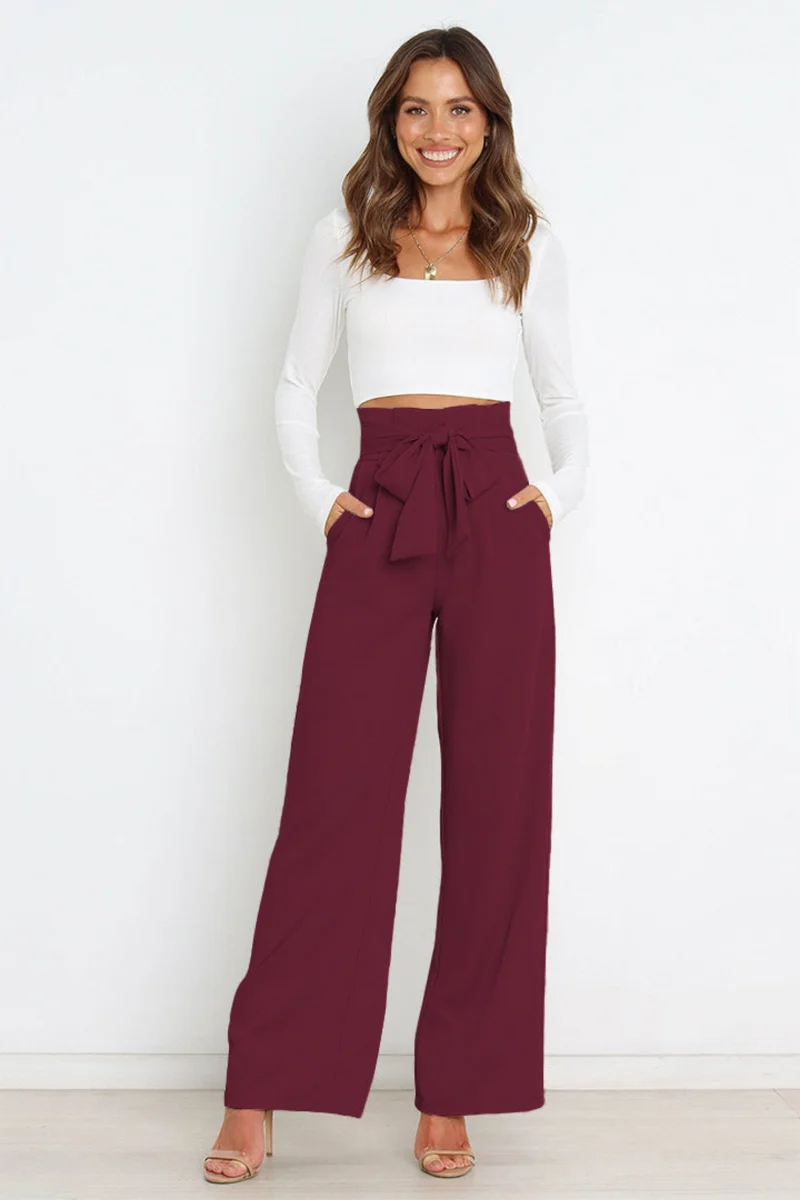Pantalon Long en Lin Femme