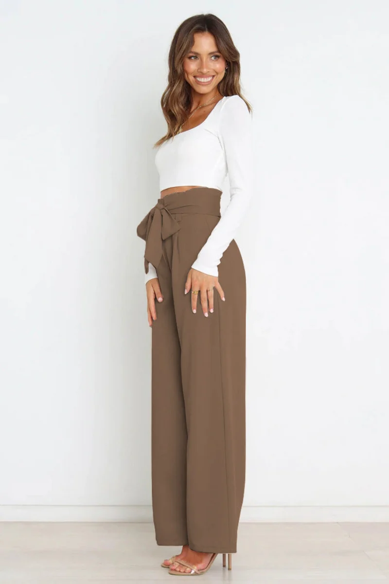 Pantalon Long en Lin Femme
