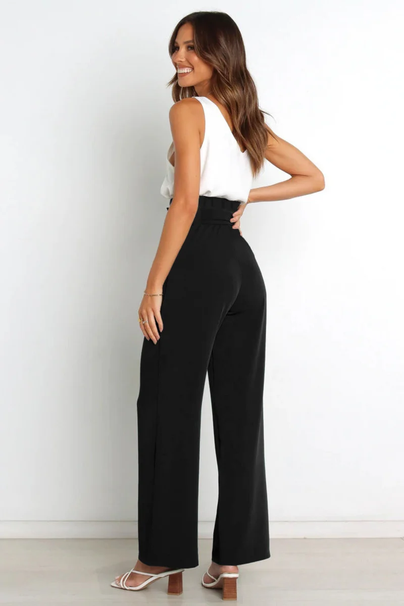 Pantalon Long en Lin Femme