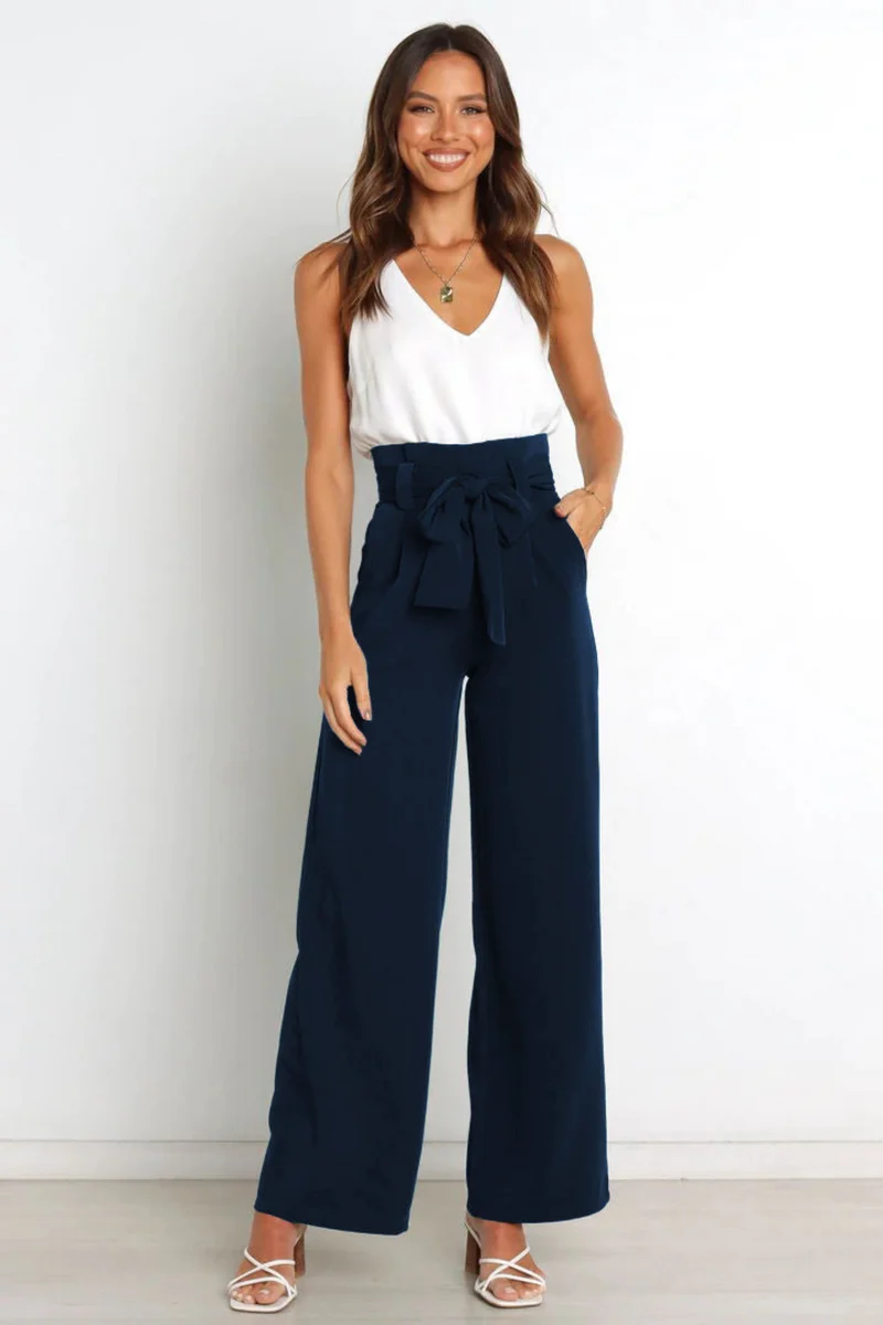 Pantalon Long en Lin Femme