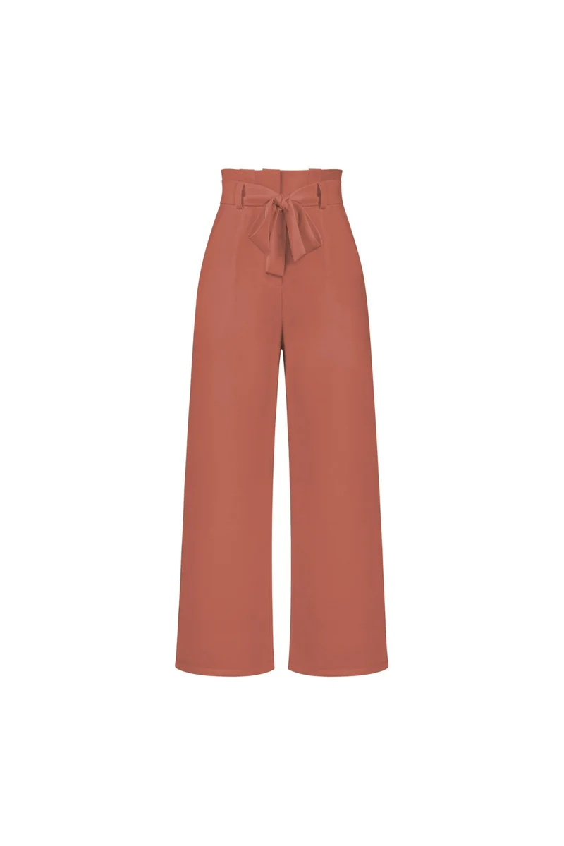 Pantalon Long en Lin Femme