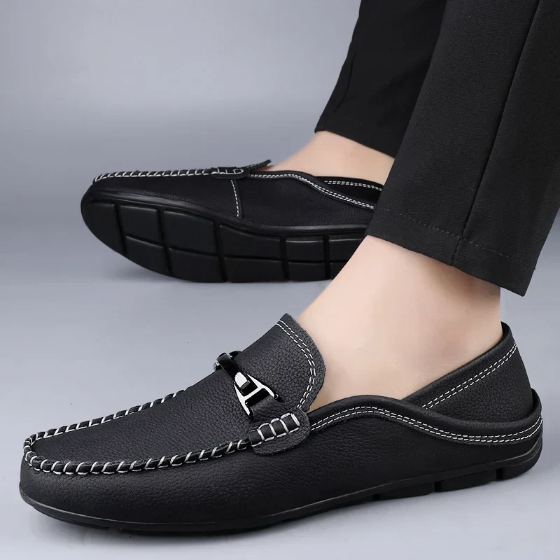 Chaussures Mocassins en Cuir Savoni