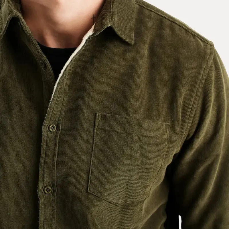 Chemise à Manches Longues en Velours Côtelé