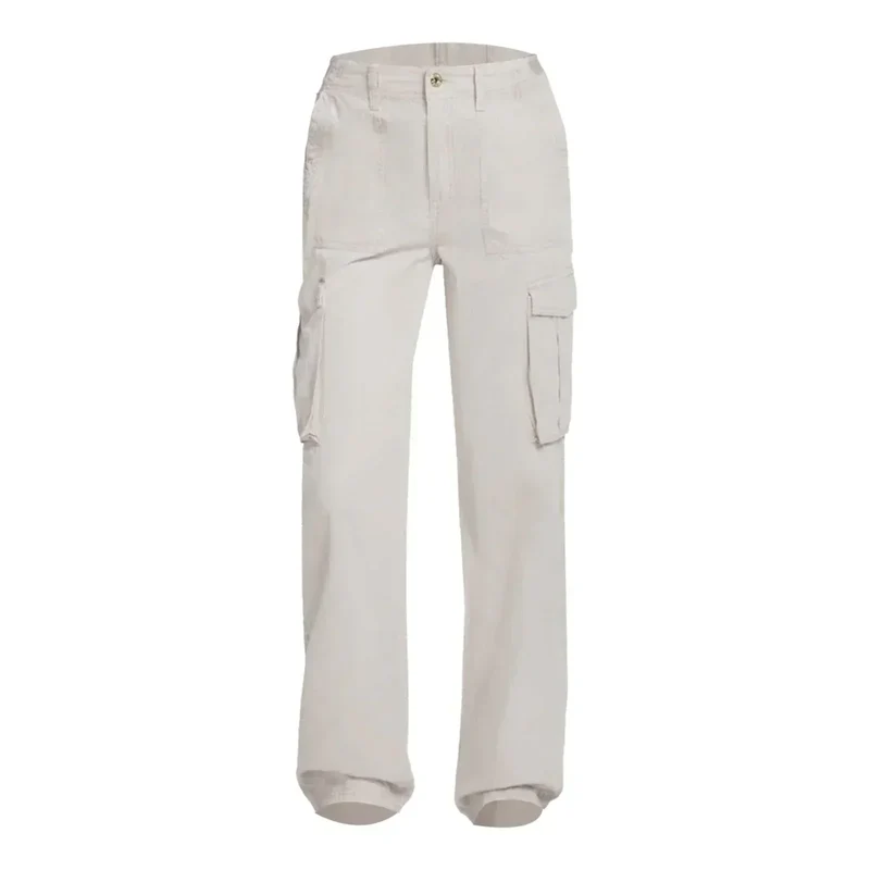 Pantalon Cargo Femme Taille Haute à Poches