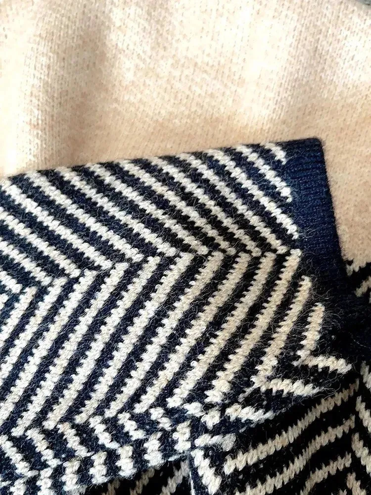 Pull femme à col montant doux et confortable
