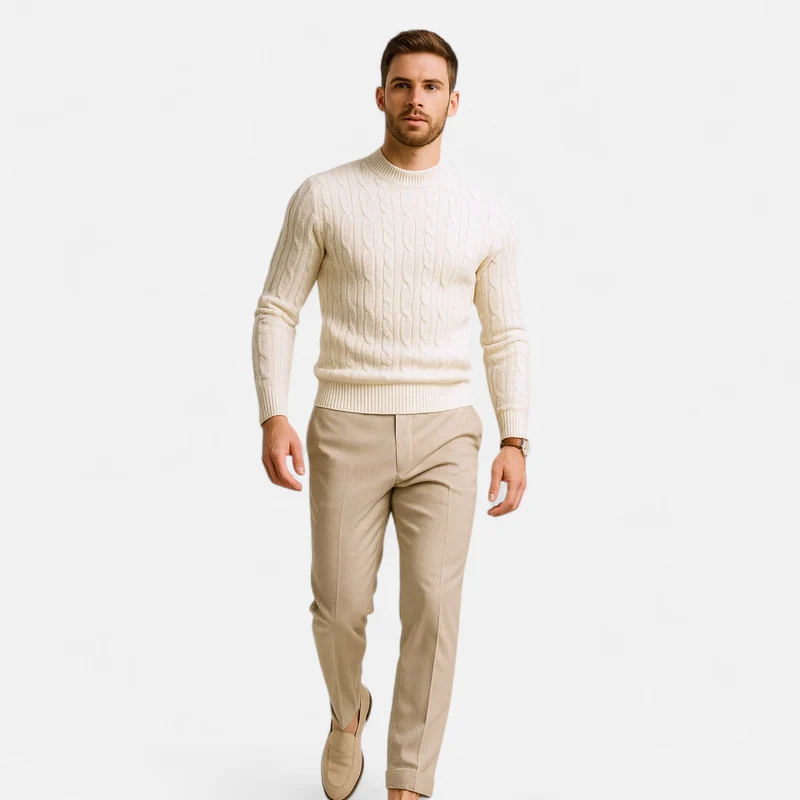 Pull Classique en Maille pour Homme