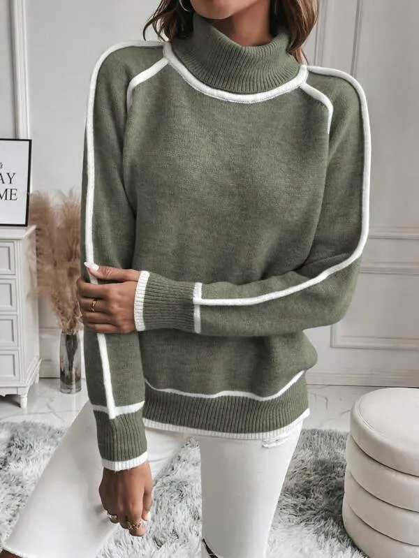 Pull à col roulé