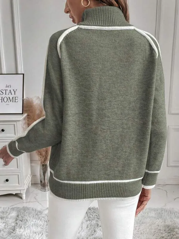 Pull à col roulé