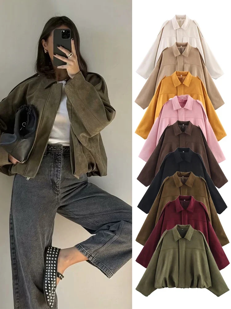 Bomber Suédine Femme & Style Oversize