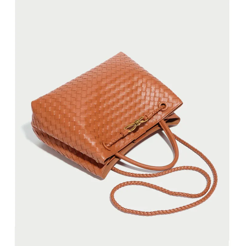 Sac à Main en Cuir PU Tressé