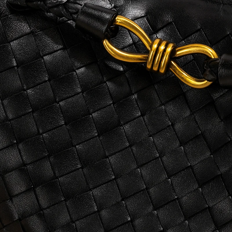 Sac à Main en Cuir PU Tressé