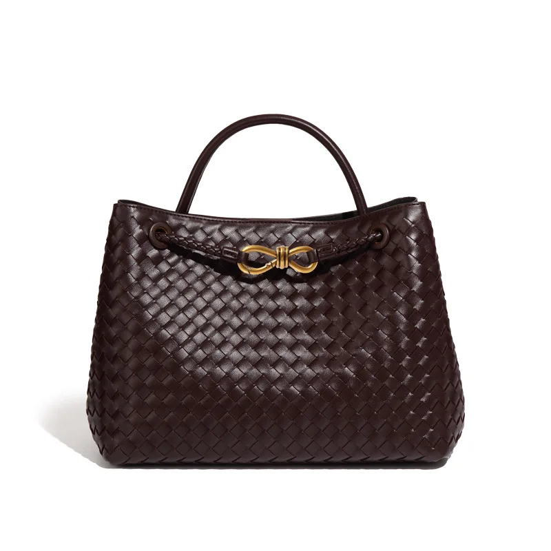 Sac à Main en Cuir PU Tressé