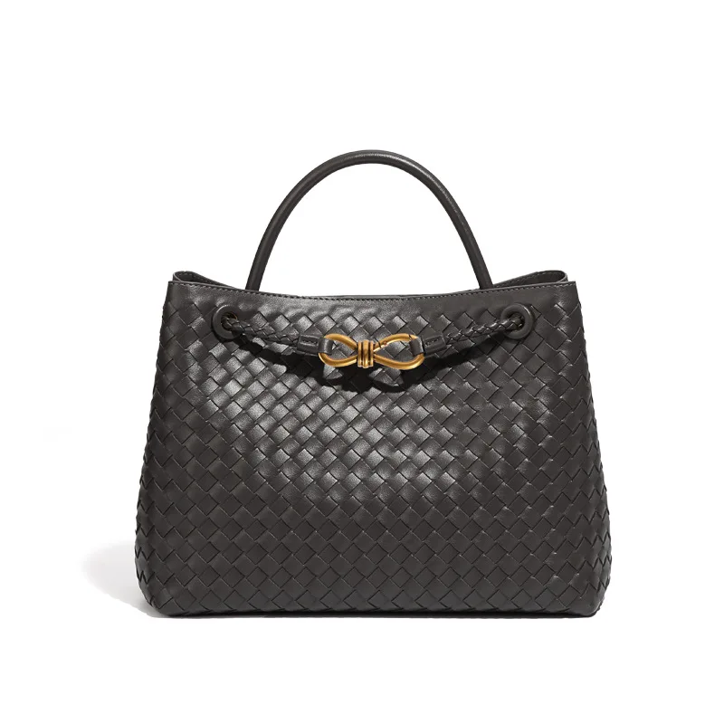Sac à Main en Cuir PU Tressé