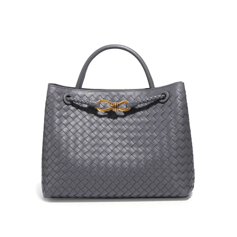 Sac à Main en Cuir PU Tressé
