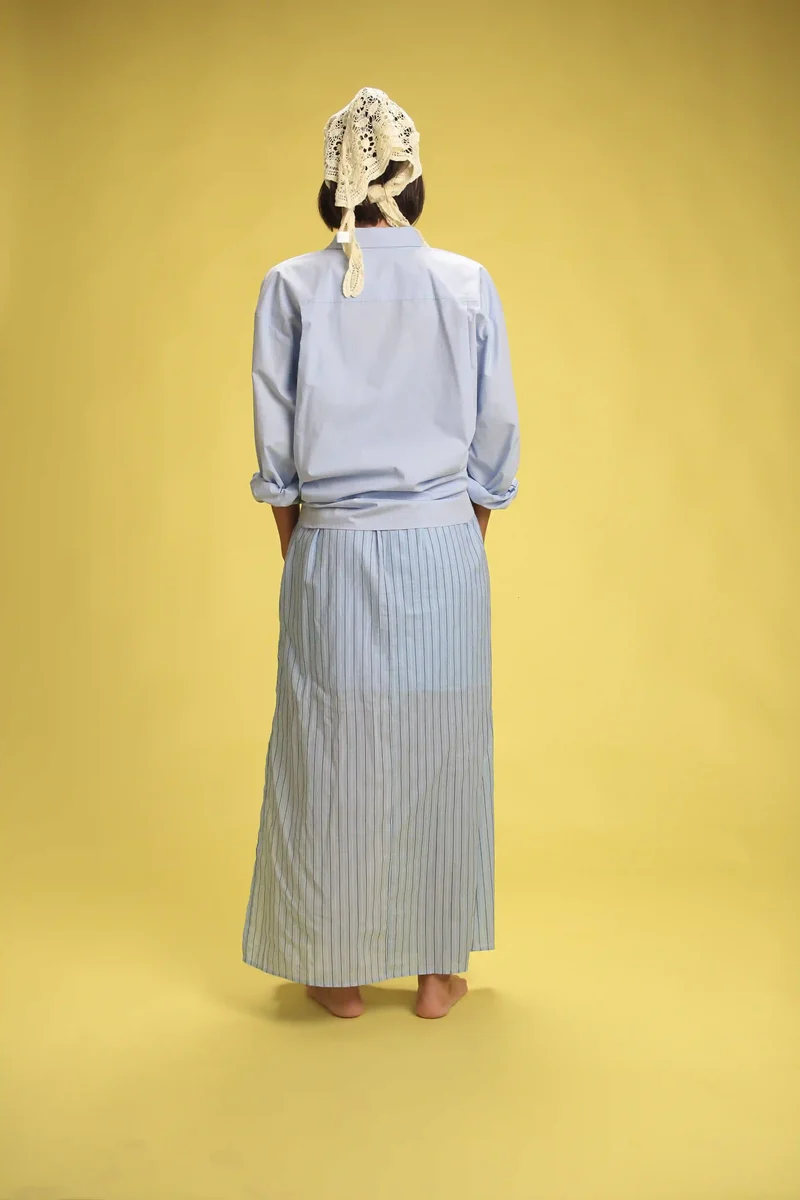 Chemise Boss bleu chambré