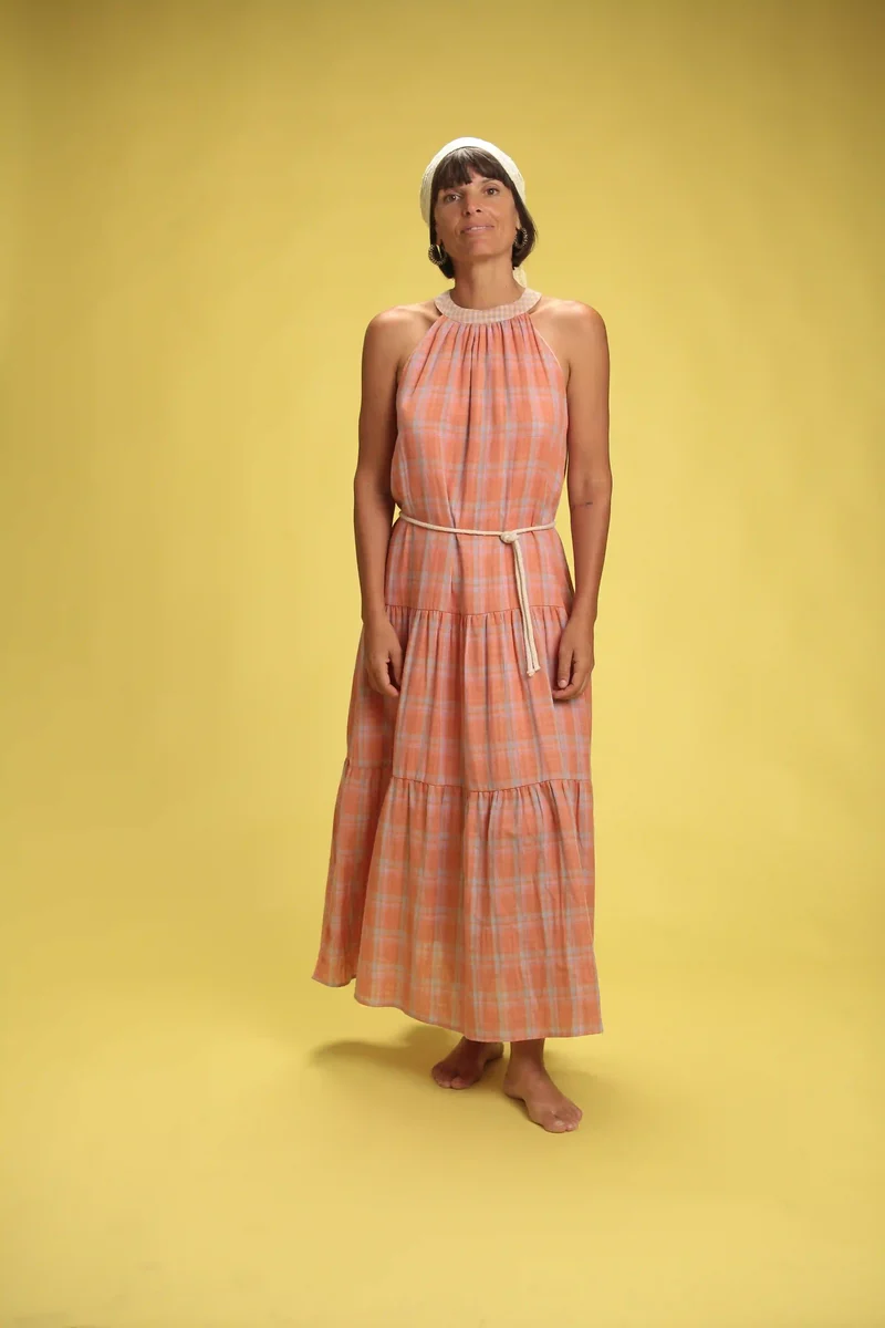 Robe Mary Coton orange