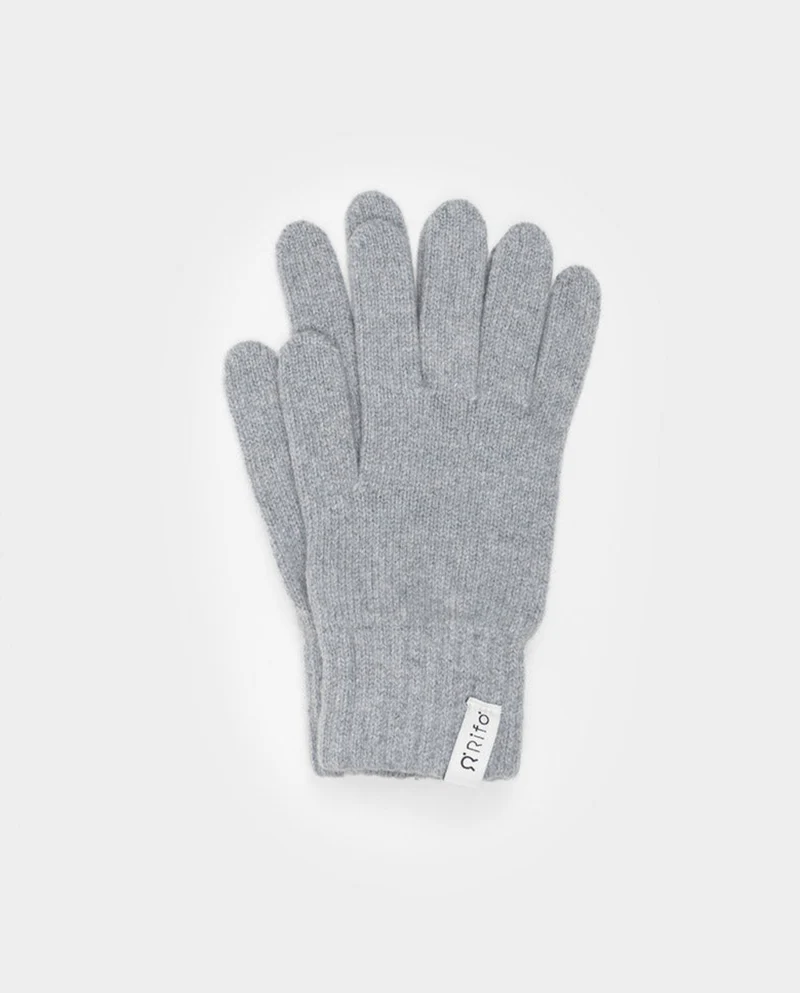 Gants en cachemire et laine recyclés