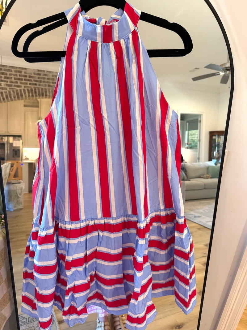 RED & BLUE HALTER MINI (LM-0030)