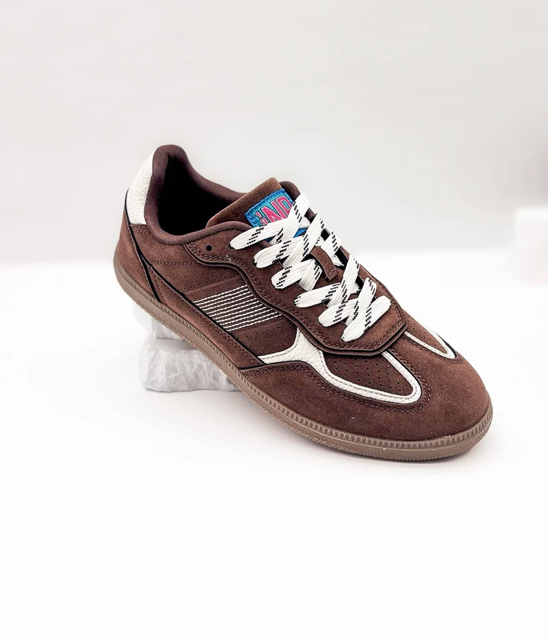 BRACKEN RETRO SNEAKER : BROWN (LM-0112)