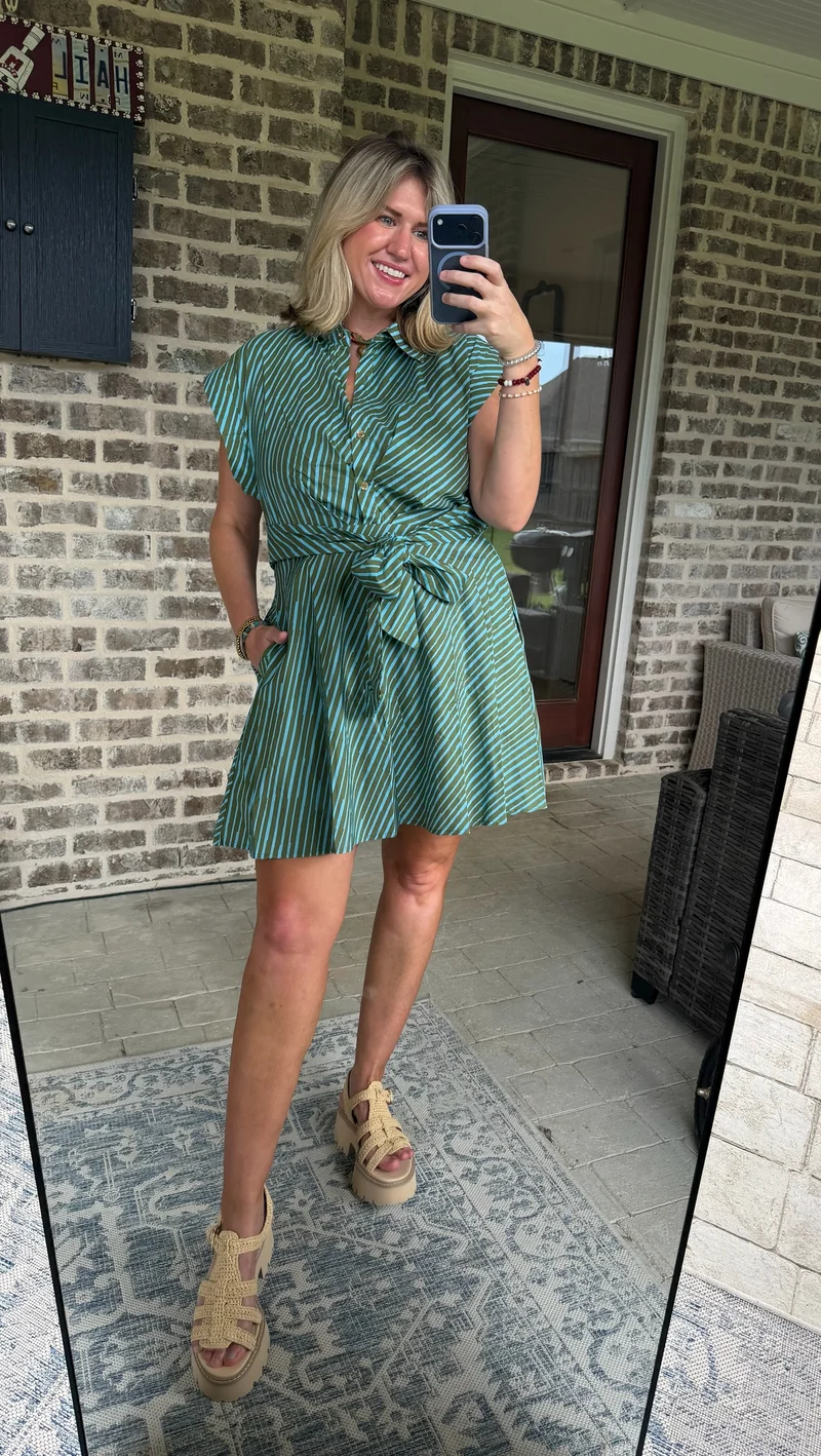 BAILEY STRIPE DRESS (LM-0104)