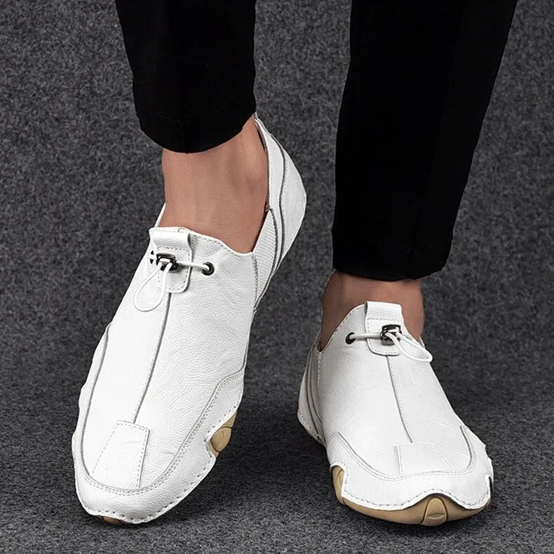 Chaussures Homme à Enfiler – Boucle Avant et Panneaux Latéraux