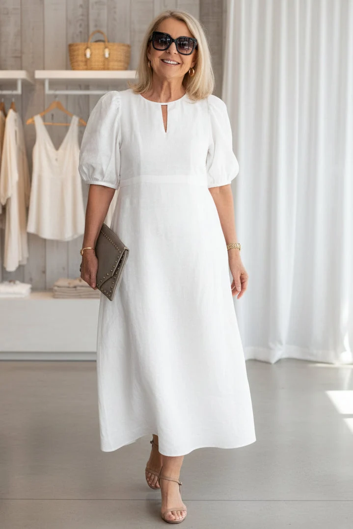 Robe Noire Longue Élégante Femme - Robe Habillée Chic et Intemporelle