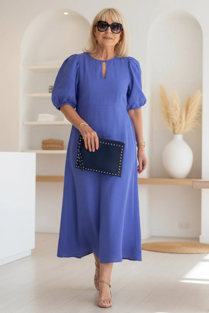 Robe Noire Longue Élégante Femme - Robe Habillée Chic et Intemporelle