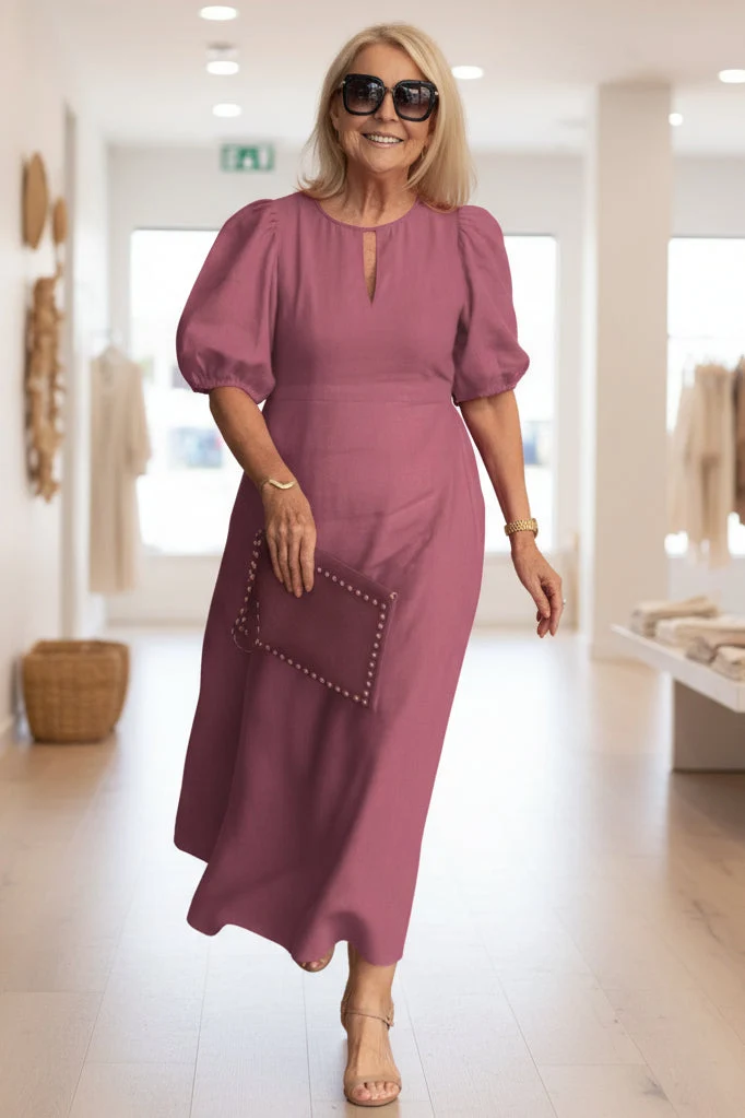 Robe Noire Longue Élégante Femme - Robe Habillée Chic et Intemporelle