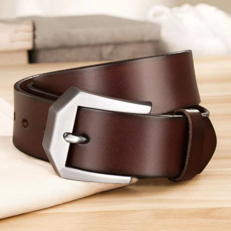 Ceinture en denim polyvalente décontractée et business pour homme – Accessoire élégant du quotidien