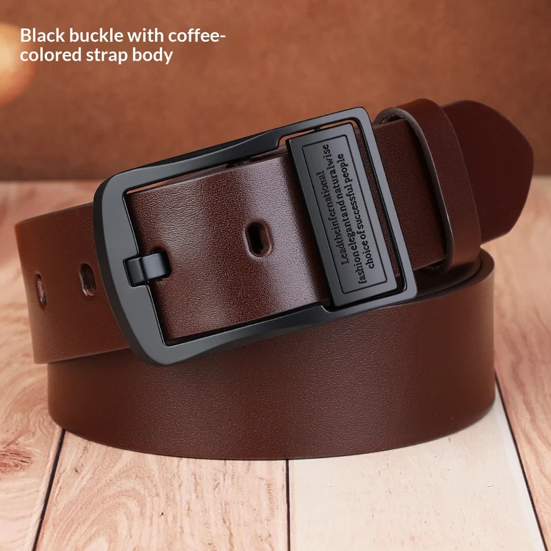 Ceinture en denim polyvalente décontractée et business pour homme – Accessoire élégant du quotidien