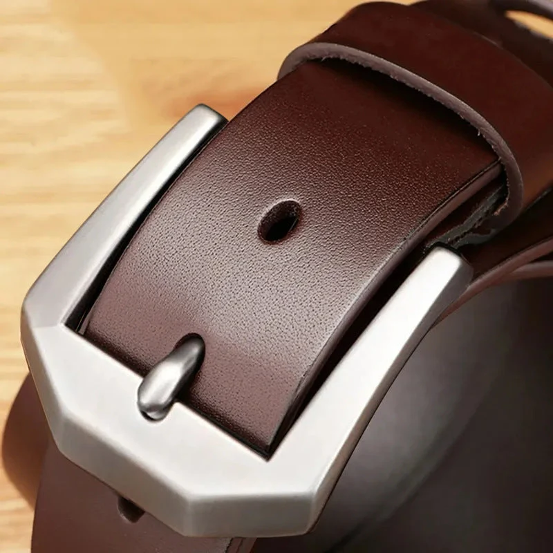 Ceinture en denim polyvalente décontractée et business pour homme – Accessoire élégant du quotidien