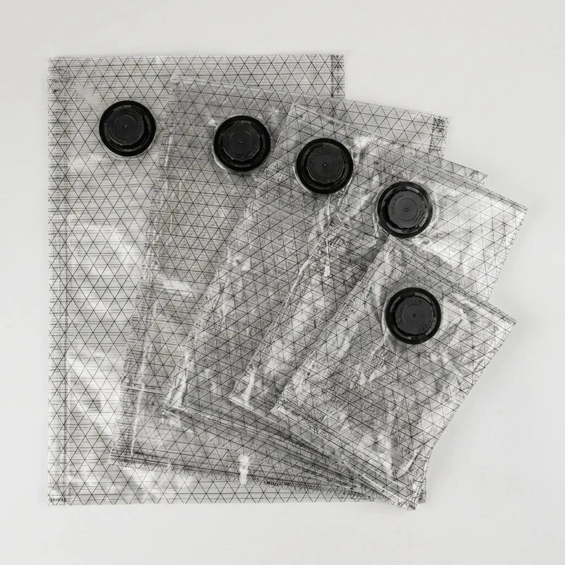 Vacuum Storage Bag Set with Wireless Pump for Clothes Bedding Travel