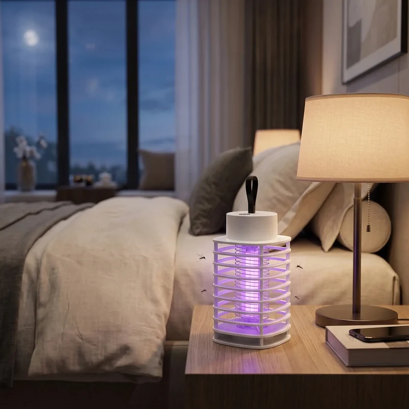 Portable Electronic Insect Zapper USB UV Mosquito Killer Lamp
