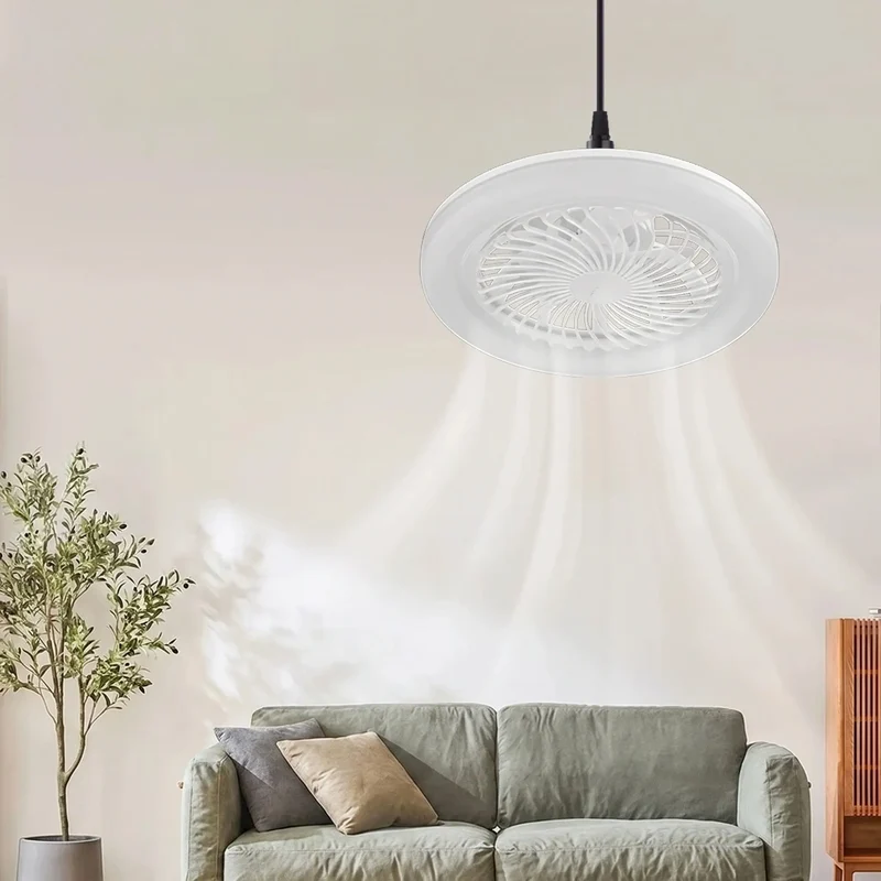 Modern Ceiling Fan with Adjustable LED Light | Stylish 3-Speed Indoor Ceiling Fans