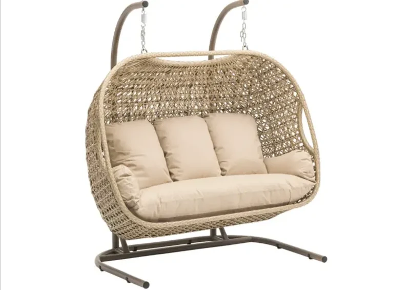 Garden Hanging Egg Chair with Stand | Outdoor Cocoon Swing Chair