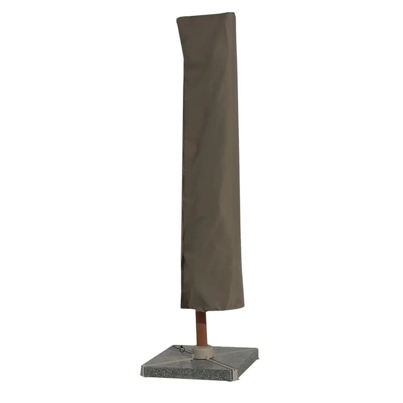 Luxury 3m x 3m Cantilever Garden Parasol | LED Lights, 360° Rotation & Granite Base | Premium Outdoor Shade for Patio & Garden