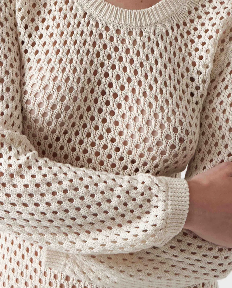 Robe longue en crochet bio