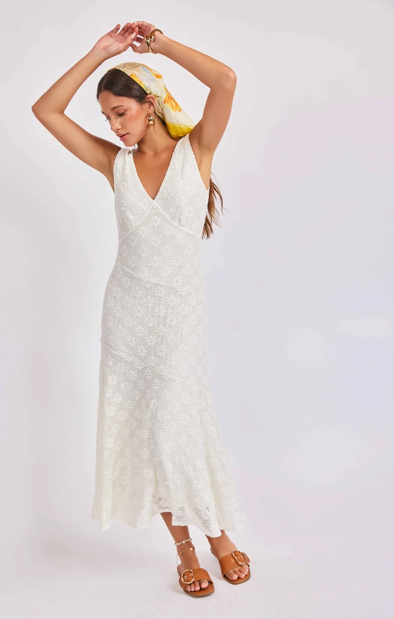 CORDELIA STRETCH LACE DRESS