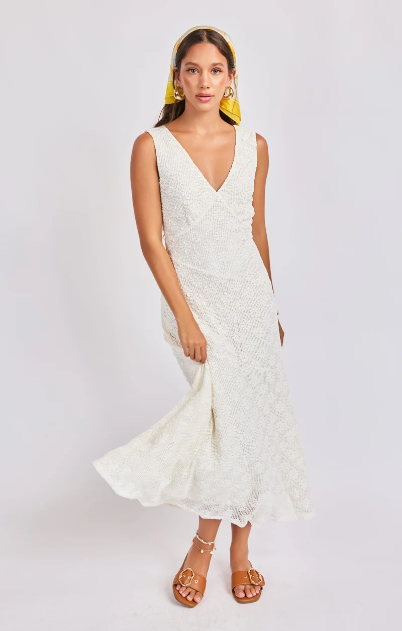 CORDELIA STRETCH LACE DRESS