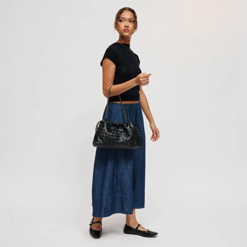 SAWYER SHOULDER BAG - BLACK (LM-0091Black)