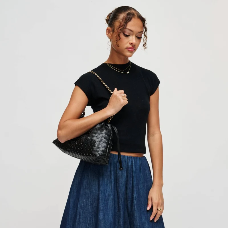 SAWYER SHOULDER BAG - BLACK (LM-0091Black)