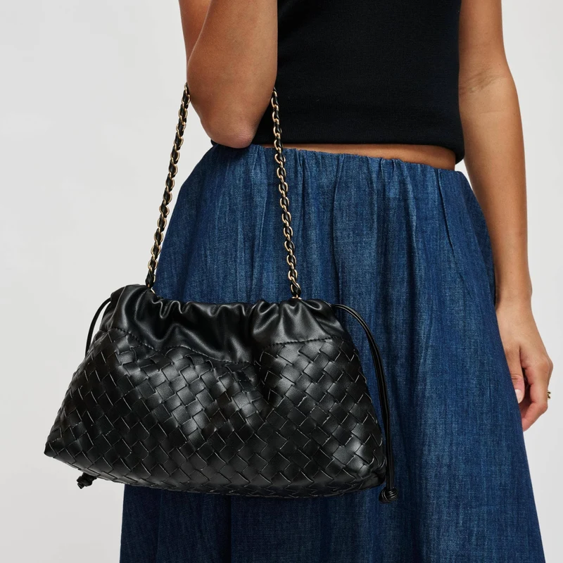 SAWYER SHOULDER BAG - BLACK (LM-0091Black)