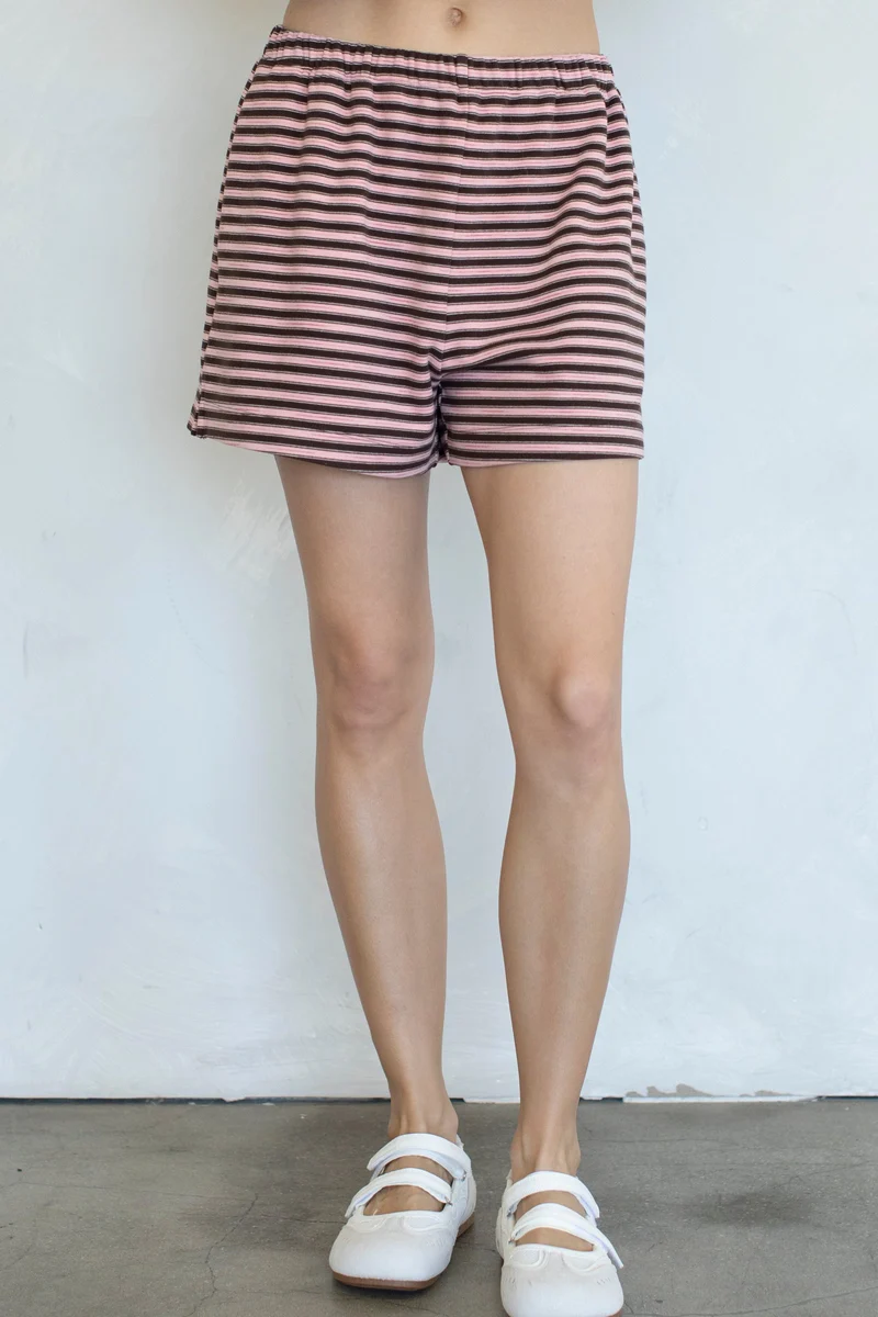 MORGAN LONG SLEEVE TOP & SHORTS SET (LM-0098)