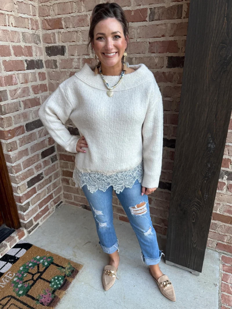 LACE SWEATER (LM-0064)