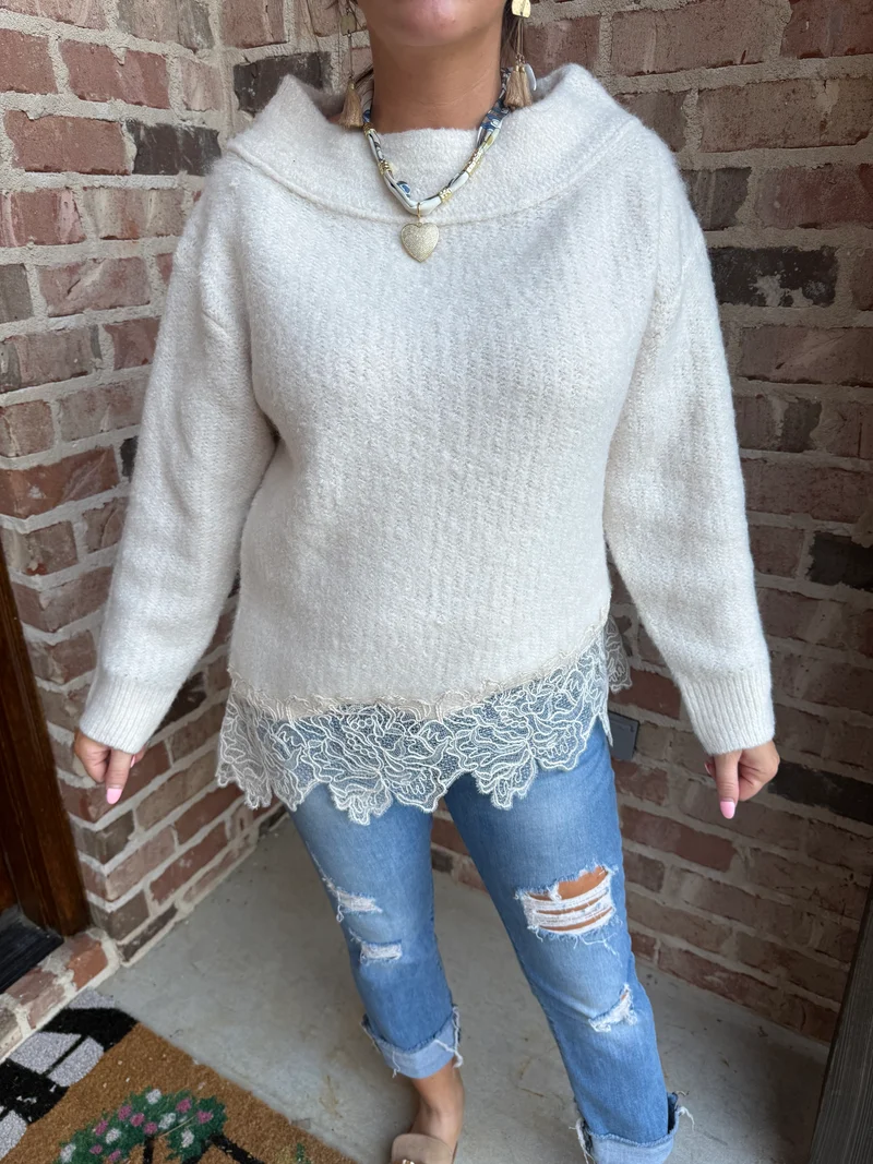 LACE SWEATER (LM-0064)