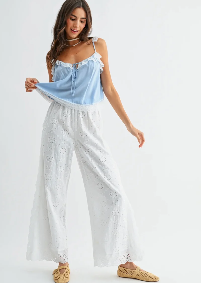 EYELET PANTS (LM-0040)